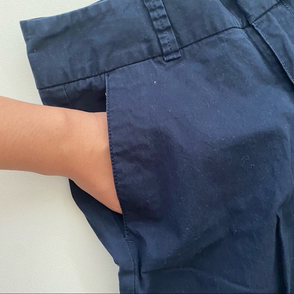 J Crew Frankie Chino Bermuda Shorts in Navy Blue - Picture 6 of 10